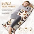 thumbnail image 4 of Naloa Roosters and Chickens Super Soft 20x60 Body Pillow Case,Long Side Hidden Zipper（PILLOWS ARE NOT INCLUDED）, 4 of 6