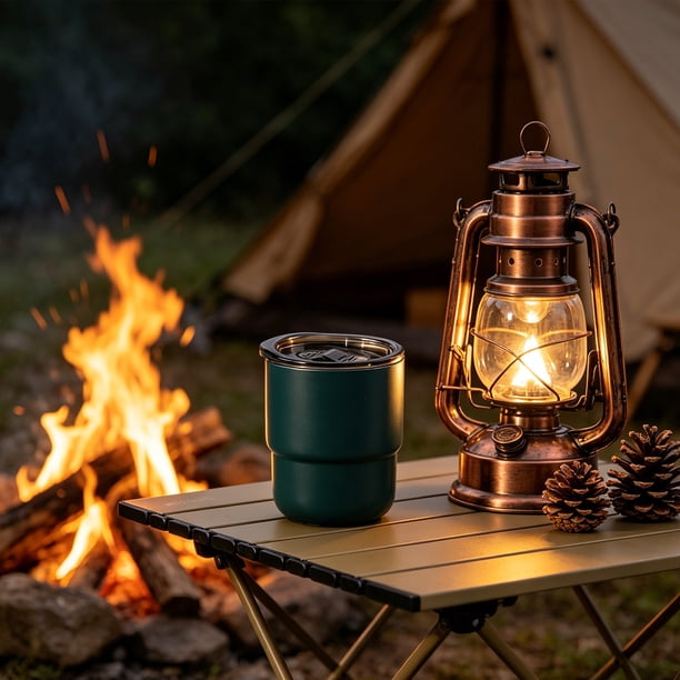 Taza de Café de Acero Inoxidable de Doble Pared – Mini Taza Aislante para Bebidas Frías y Calientes | Taza Portátil para La Oficina, El Hogar y Uso Al Aire Libre