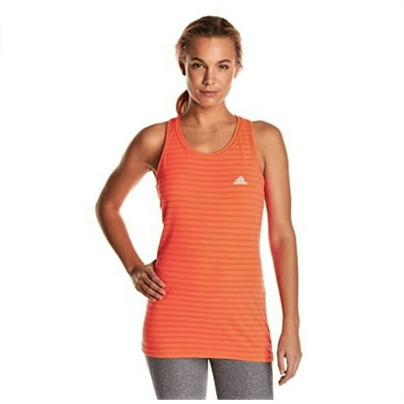 Adidas Performance Women's Ultimate Sleeveless Solar Red/Infrared Tee, Sz., Medium