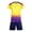 A-Yellow459, variant on JAJAHO Boys Athletic Shorts Set Kids 2 Piece Performance Gym Summer Outfits V Neck Short Sleeve T Shirts And Shorts Basketball Football Sets