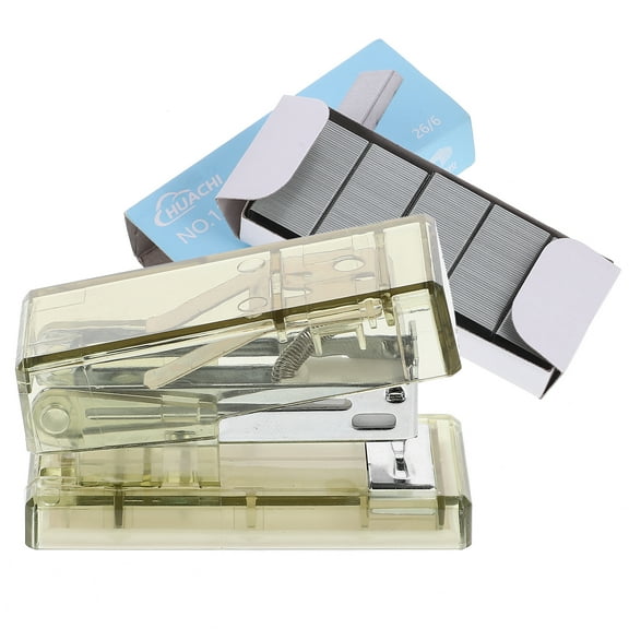 Transparent Stapler Plastic Clear Stapler Fashion Stapler Small Stapler Green