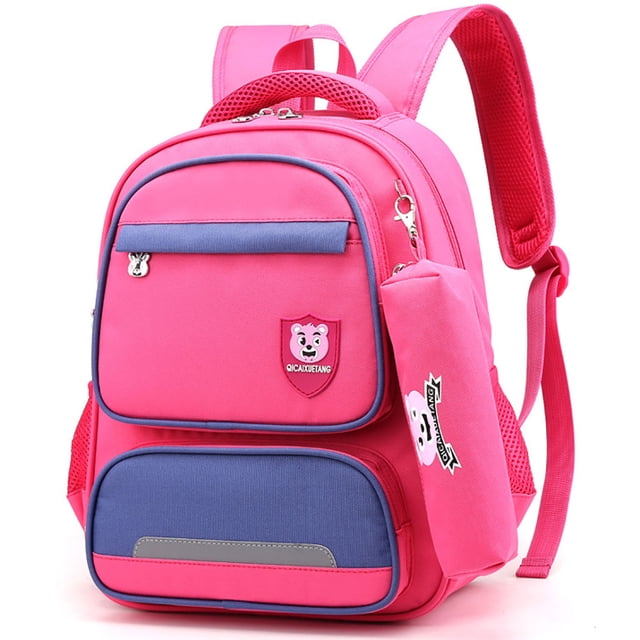 Student Backpack Fashion Splash-proof School Bag Travel Daypack with Pen Bag