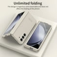 thumbnail image 3 of Compatible with Samsung Galaxy Z Fold 5 5G Case with Hinge Protection & Glass Screen Protector, Full Body Shockproof Wireless Charging Cover Phone Case for Samsung Galaxy Z Fold 5, White, 3 of 7