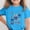 Blue, variant on Girls 4th of July Bows T-Shirt, Patriotic American Flag Red White Blue Bow Graphic Tee, Kids Independence Day Summer Short Sleeve Shirt, Size 7-8T