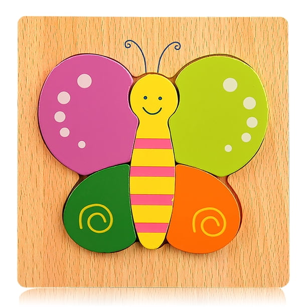 Muchacha de madera muchacha juguete dibujos animados animal vehículo forma juguete temprano educación educación entrenamiento juguetes niños jugando suministros tipo 2 Speravity FN001251-02