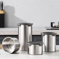 thumbnail image 4 of Stainless Steel Vacuum Sealed Food Storage Container Coffee Bean Jug for Kitchen, 4 of 4