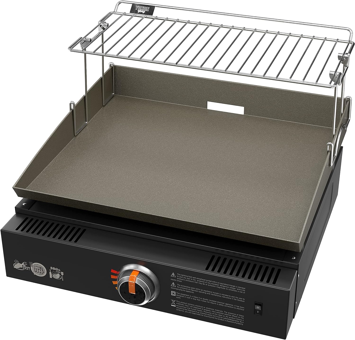 Yukon Glory Stainless Steel Griddle Warming Rack Designed for 17” Blackstone  Griddles