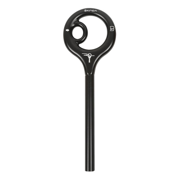 Equipo de rappel de depósito de aluminio de aluminio de aluminio de aluminio de aluminio descendente (negro)