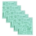 thumbnail image 1 of Paquete de 5 toallas de papel reutilizables, toallas de cocina suecas que no rayan, paños de esponja de celulosa súper absorbentes, biodegradables, aptas para lavavajillas, sin olor, 1 of 5