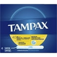 thumbnail image 2 of Tampax Cardboard Applicator Tampons, Regular, Unscented, 40 Count (Pack of 3), 2 of 11
