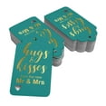 thumbnail image 2 of Inkdotpot Gold Foil Paper Hang Tags Hugs And Kisses From The New Wedding Favor Tags 50 Pieces, 2 of 6