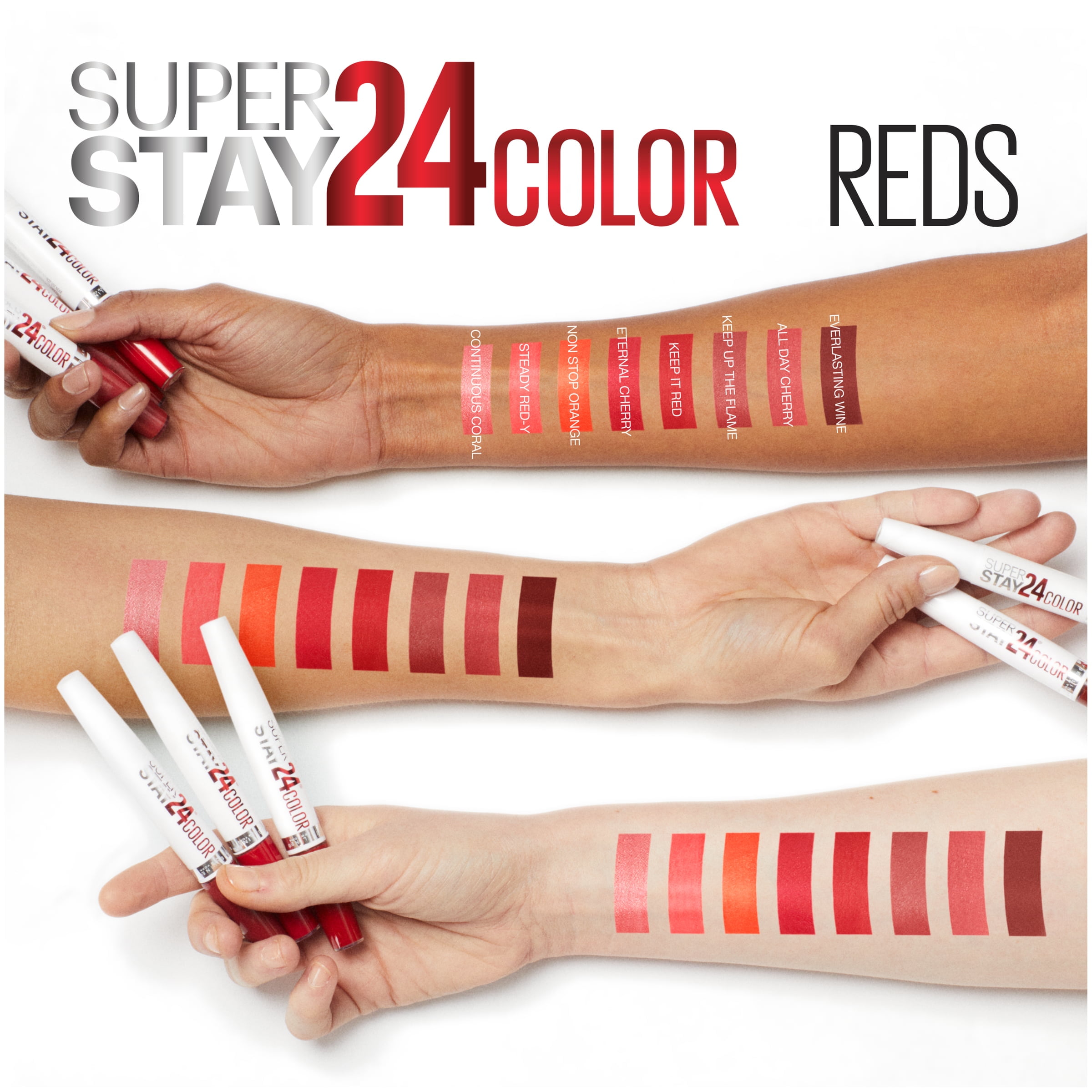 Maybelline SuperStay 24 2-Step Liquid Lipstick Makeup, Everlasting Wine, 1 kit
