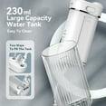 thumbnail image 6 of JTF Mini Cordless Water Flosser for Teeth with 5 Jet Tips and Travel Bag, 3+DIY Modes 230ML Telescopic Tank Portable Rechargeable Water Flosser Dental Oral Irrigator, White, 6 of 8