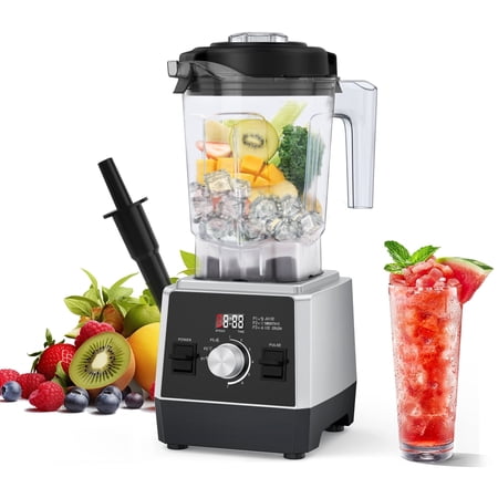 Fenbeli 1400W Countertop Blender for Smoothies and Shakes, 72oz Professional Ice Crushing Blender with 9 Speeds, BPA-Free, Black