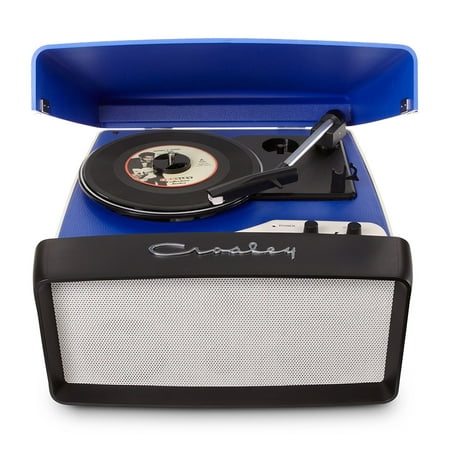 Crosley CR6010A_BL 3_Speed Collegiate Portable USB_Enabled Turntable _