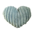 thumbnail image 3 of Ruffled Heart Pillow 16"x13", Heart Shaped Pillows Valentines Pillows, Soft Plush Decorative Pillow, Faux Fur Heart Pillows for Sofa Bed, Valentine Day Wedding Anniversary Decor, 3 of 4