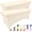 Beige, variant on 2 Pack Spandex Tablecloth 8FT, Elastic Fitted Stretch Washable Wrinkle Free Rectangular Patio Table Cover for Outdoor Wedding Banquet Party, Rust, 96Lx30Wx30H Inch