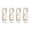 Silver, variant on AQITTI Zipper Pull, Universal Zipper Pull Replacement Kit, Removable Zipper Pulls Tab Replacement (4 Pcs), Zipper Pulls for Jackets, Luggage, Backpacks, Purses, Boots, Pants, Tents