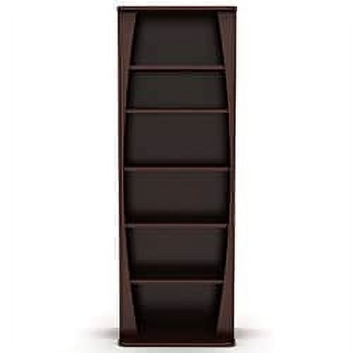 Atlantic 43" Canoe Multimedia Bookcase Storage Shelf (231 CDs, 115 DVDs, 140 BluRays)