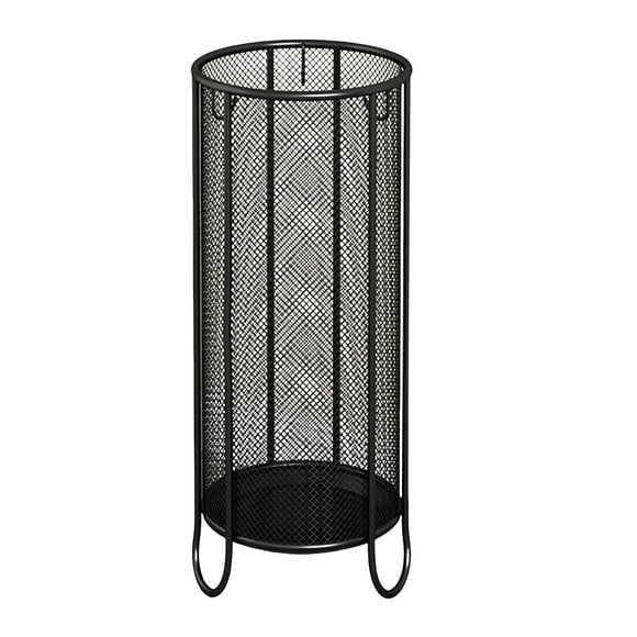 Soporte para sombrillas independiente, organizador de paraguas, contenedor para sombrillas con pequeño y negro