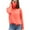 Watermelon Red1, variant on Posijego Women's Turtleneck Long Sleeve Shirts Sun Protection Shirt Summer Casual Vacation Hiking Running Shirt for Women