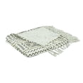 thumbnail image 4 of Fennco Styles Mudcloth Tassel Cotton Throw Blanket 50" W x 60" L – White Woven Blanket for Home, Couch, Bedroom, Living Room and Office Décor, 4 of 4