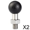 thumbnail image 1 of Adaptador de bola de motocicleta,Base de abrazadera universal para espejo retrovisor de motocicleta,Adaptador de cabeza de bola de tornillo de manillar eléctrico,Accesorios 2 piezas, 1 of 6