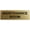 Brushed Gold, variant on Signs ByLITA Basic Maintenance Room Sign - Laser-Engraved Lettering | Durable ABS Plastic | Vibrant Colors | Powerful Foam Tape (Brushed Silver) - Small