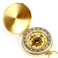 thumbnail image 1 of Mosiee For Compass Hiking Pocket Brass Golden For Compass Portable Noctilucent Vintage For Compass Precision Navigation Parts, 1 of 9