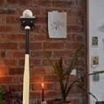thumbnail image 2 of Coffee Wooden Baseball Bat Storage Rack Display Bracket for Home Strong Durable Synthetic Material, 2 of 8
