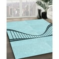 thumbnail image 2 of Ahgly Company Indoor Rectangle Patterned Electric Blue Area Rugs, 8' x 10', 2 of 6