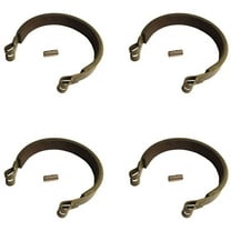RAParts (4) 4 Inch / 4" Brake Bands with Pins Replaces Manco Yerf Dog Oregon Prime Line  Rotary. Go Kart Minibike