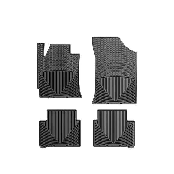 WeatherTech All-Weather Floor Mats compatible with 2008-2012 Nissan Altima - 1st & 2nd Row, Black