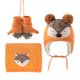 thumbnail image 1 of Conjunto De Guantes Y Bufanda Para Bebés Y Niños, Gorros De Zorro De Dibujos Animados De Invierno Con Pompones, Gorros Para Niños, Gorros, Calentadores De Cuello, Guantes Moyic AP006519-01, 1 of 6