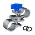 thumbnail image 2 of Adjustable Fishing Umbrella Stand Holder Fixed Clip Rust Bracket Mount Rotation Anodized Surface Aluminum Alloy , 78x35mm, 2 of 10