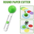 thumbnail image 2 of Couteau de Coupe Rond en Plastique Simple Modèle Compas Cercle Circulaire Coupe-Papier D9O1, 2 of 8