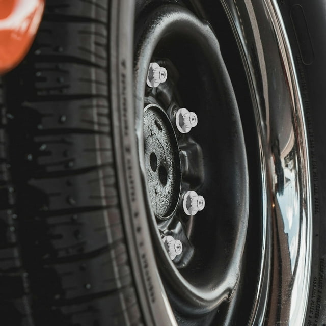Raindrops 5Ud Lug Nuts Para Neumáticos De En Plateado Ideal Para Mantenimiento Y Personalización