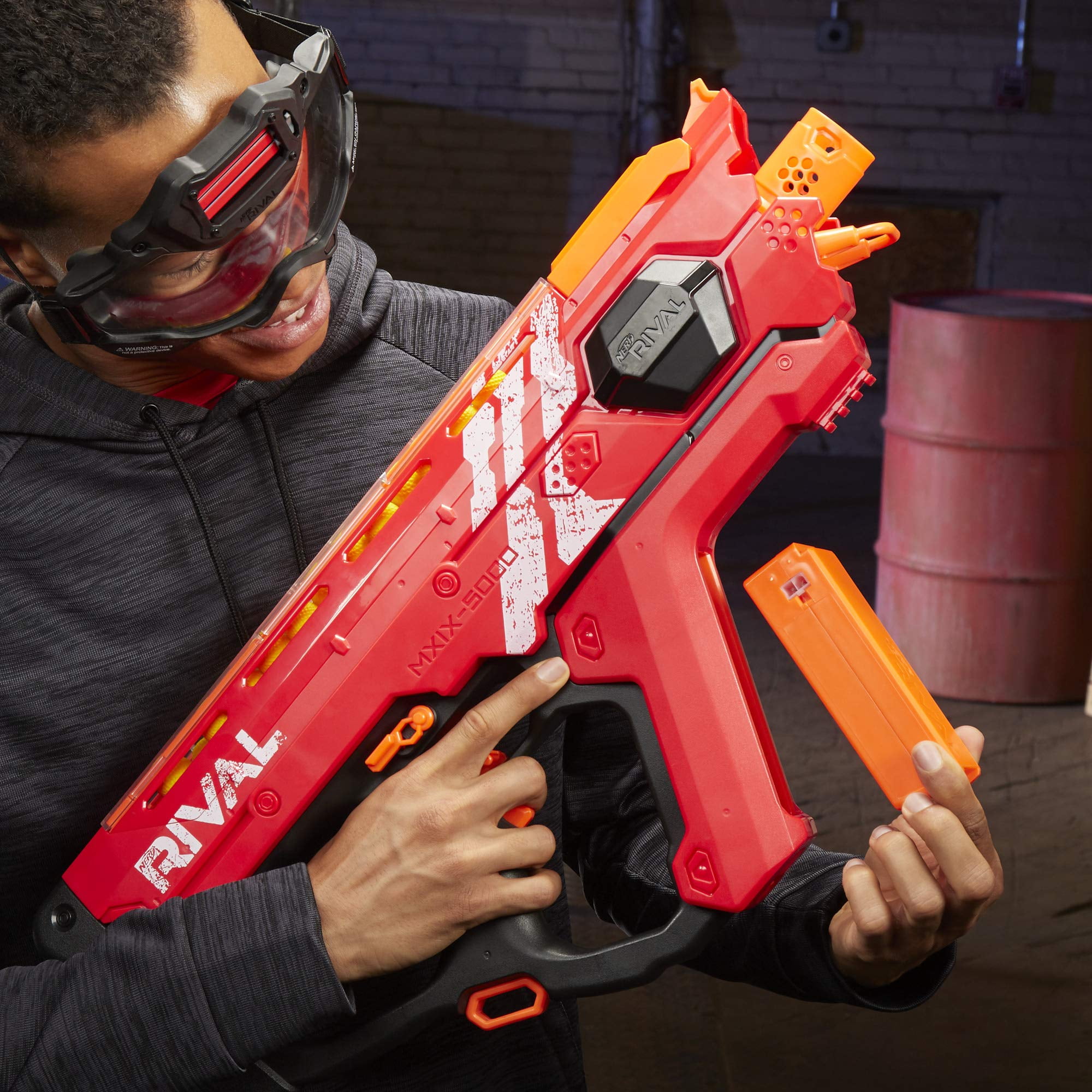 NERF Perses MXIX-5000 Rival Motorized Blaster (red) -- Fastest