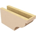 thumbnail image 5 of Ekena Millwork 4"W x 6"H x 12"L Garner Woodgrain TimberThane Rafter Tail, Primed Tan, 5 of 6