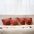 thumbnail image 7 of Ambesonne Colorful Throw Pillow Cover 4 Pack, Cake and Presents, 18", Multicolor, 7 of 7