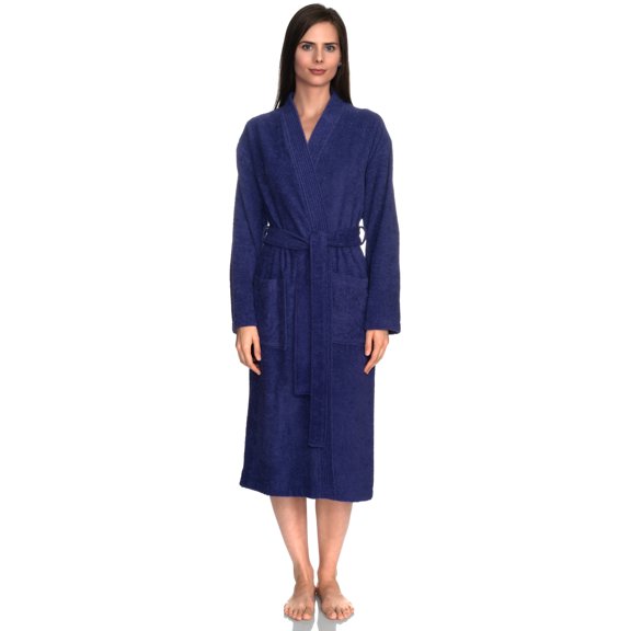 TowelSelections Womens Robe, Premium Cotton Bathrobe, Spa Terry Cloth Robes for Women X-Large/XX-Large Liberty Purple