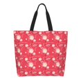 thumbnail image 1 of Disketp Hello Summer Flamingo Bolsa Tote Estampada para Mujer, Bolso de Hombro y de Mano para Compras y Viajes, 1 of 8