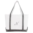 thumbnail image 2 of DALIX Beach Tote Bag Personalized Gifts for Women's Shoulder Bags Gray N, 2 of 8
