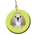 thumbnail image 1 of Cocker Spaniel Ornement en Céramique Vert Lime, 2.81 Po., 1 of 1