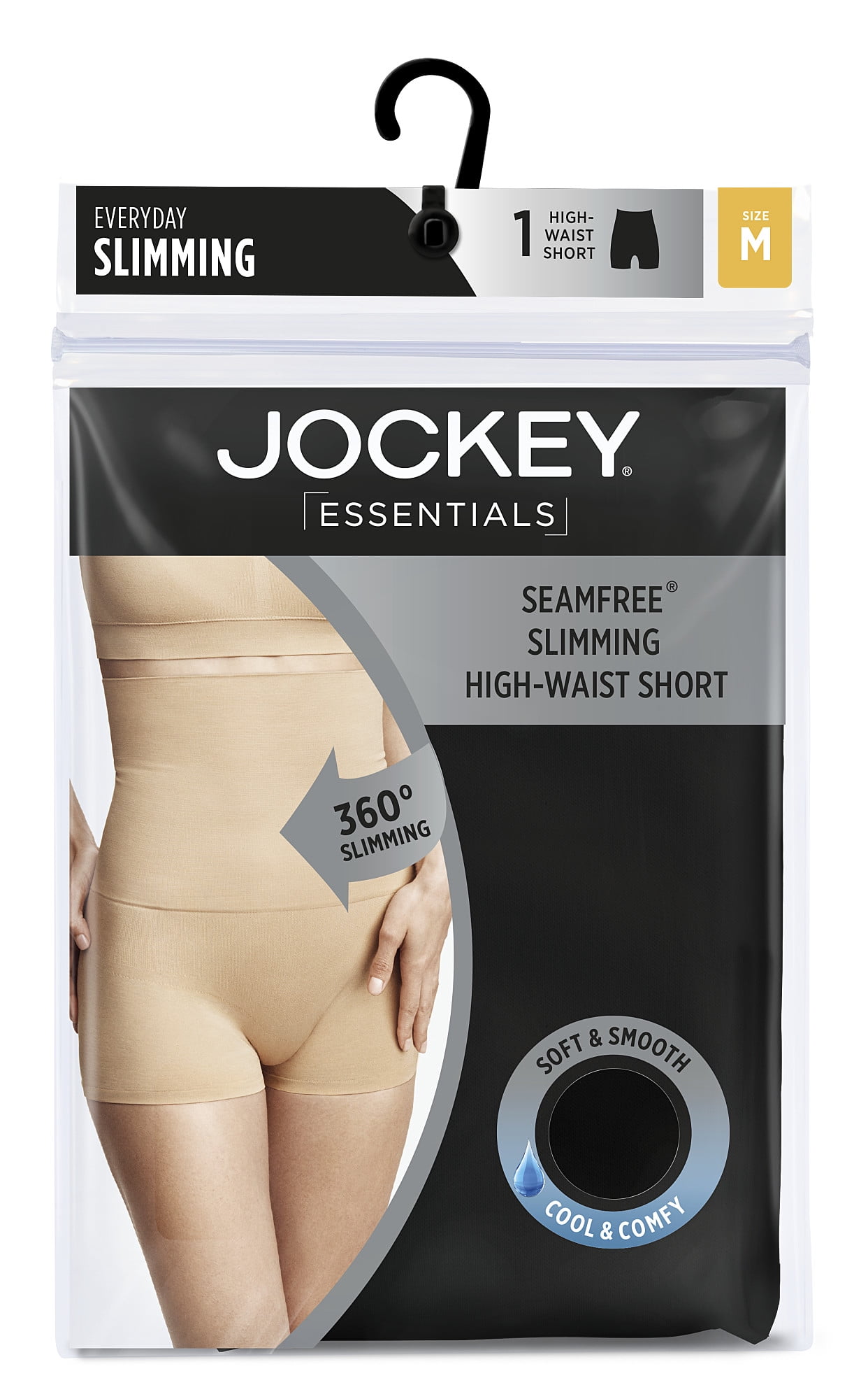 JockeyÆ Essentials Women's Slimming High Waisted Brief, Cooling