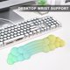 thumbnail image 5 of Reposamuñecas ergonómico para teclado y ratón Chicmine Cloud, para aliviar el dolor y escribir con facilidad, almohadilla de silicona antideslizante súper suave para reposamanos, para oficina,, 5 of 8