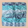 thumbnail image 3 of Wancir 35” Large Square Satin Head Scarf -Silk Accessories Classic Patterned Squares Beach Bandanas for Women, 3 of 6