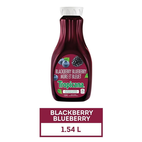 Tropicana Blackberry Blueberry Fruit Drink 1.54L Bottle, 1.54 L