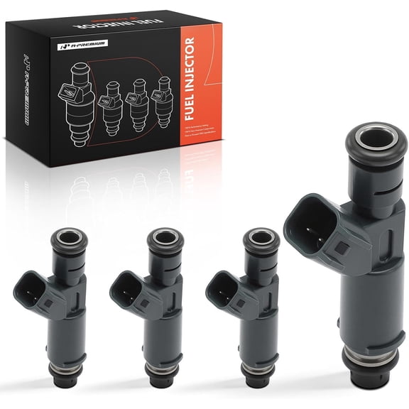 A-Premium Fuel Injectors Set of 4 Compatible with Mazda 3 2004-2009, 2.0L 2.3L, Replace# LF6213250