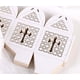 thumbnail image 2 of 50 Cajas Papel para Dulces Recuerdos de Fiestas Boda Cajas Blanco de Cruz Hueco para Bautizo Decoración Boda XianweiShao 8390615136389, 2 of 5